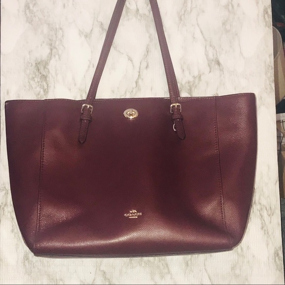 Coach Large Tote 36554. Leather - Picture 5 of 15
